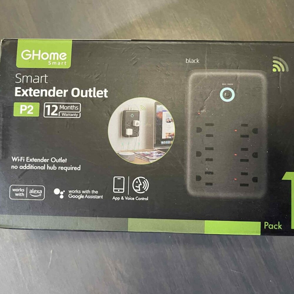 GHome Smart Plug Outlet Extender